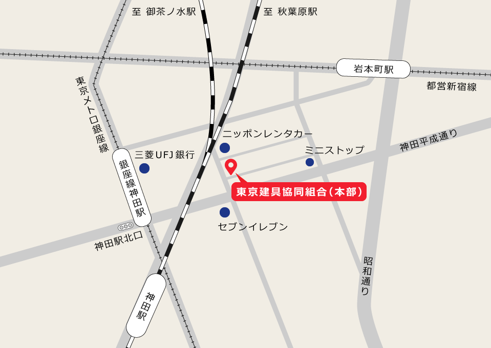 東京建具協同組合（本部）周辺画像